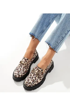 London Rebel Mocasines con estampado de , suela gruesa y bridón de metal Perdy de -Multicolor