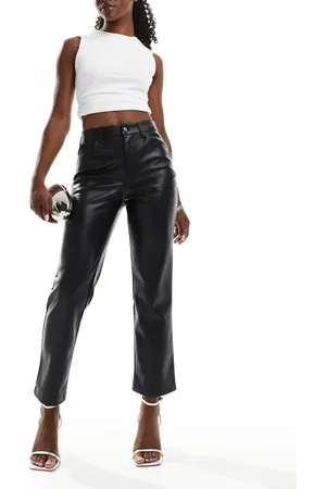 Never Fully Dressed Pantalones negros de poliuretano de
