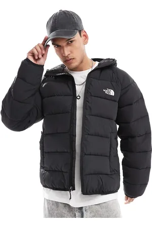 The North Face Chaqueta de plumas negra con logo y capucha Laurez exclusivas en ASOS de
