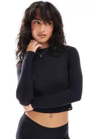 Dorina Top básico de manga larga de microfibra Mix & Match de