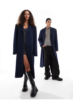 COLLUSION Chaqueta estilo americana con raya diplomática de Unisex