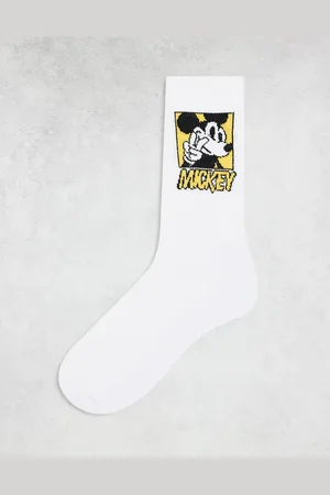 ASOS Calcetines color con estampado de Mickey Mouse de Disney de -Blanco