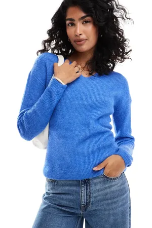 ONLY Jersey suelto con cuello de pico de