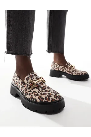 London Rebel Mocasines con estampado de , suela gruesa y herraje Perdy de -Multicolor
