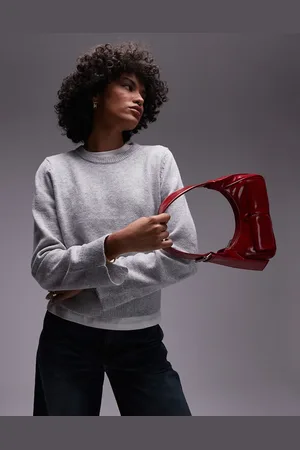 SELECTED Jersey con cuello redondo de punto de Femme