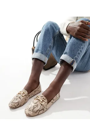 London Rebel Zapatos planos con estampado de y bridón Nori de -Multicolor