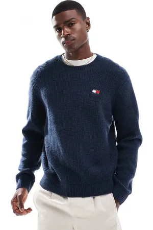 Tommy Hilfiger Jersey apagado de punto gofrado de