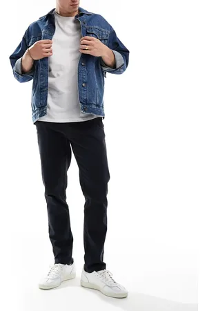 Only & Sons Chinos de corte slim en azul marino de -Negro