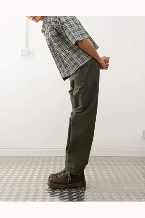 Obey Pantalones verdes estilo carpintero Hardwork de