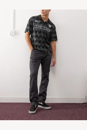 Vans Pantalones chinos gris carbón de corte slim holgado de Authentic