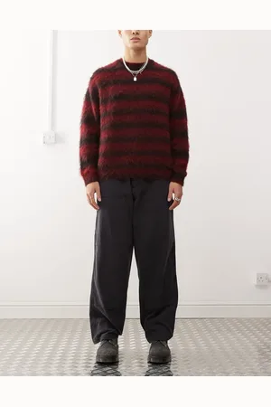 Obey Pantalones negro apagado estilo carpintero Hardwork de
