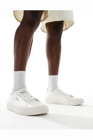 JACK & JONES Zapatillas de deporte blancas de lona Bayswater de
