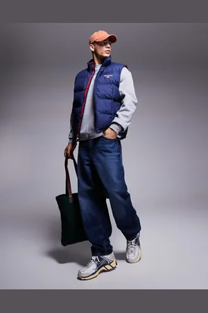 Ralph Lauren Chaleco acolchado azul marino con logo de la colección cápsula Sport de