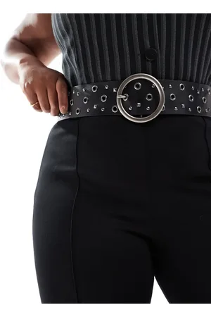 Glamorous Cinturón ancho con detalle de ojales de