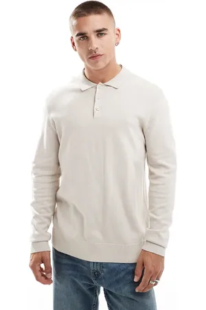 JACK & JONES Polo beis de punto de -Beis neutro