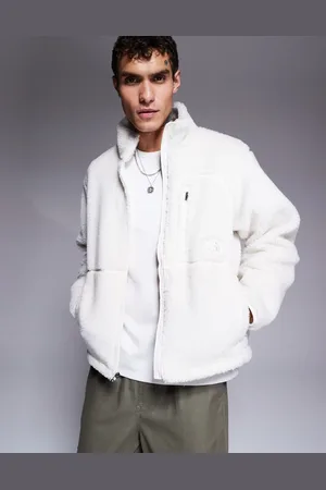 The North Face Chaqueta polar blanco hueso de borreguito grueso Extreme Pile de