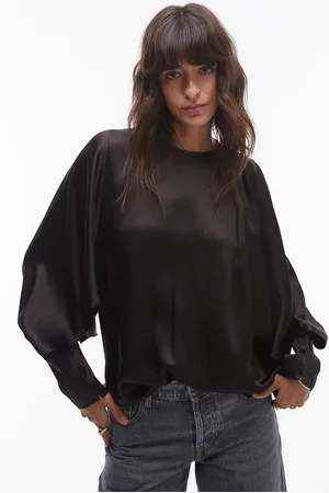 & OTHER STORIES Blusa con mangas voluminosas y detalle drapeado de