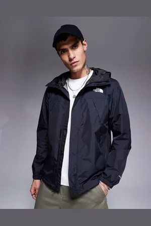 The North Face Chaqueta negra con capucha Antora de