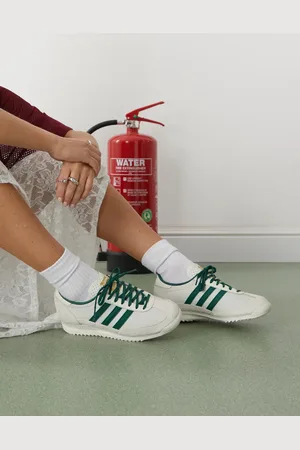 adidas Zapatillas de deporte blancas y verdes SL 72 OG de