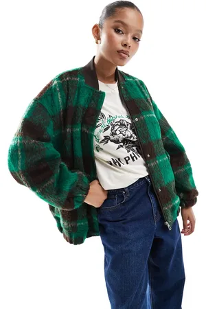 ONLY Chaqueta bomber a cuadros de