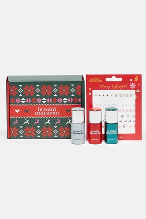 Le Mini Macaron Colección de productos para las uñas Merry & Bright Collection de edición limitada de (ahorra un 47%)-Multicolor
