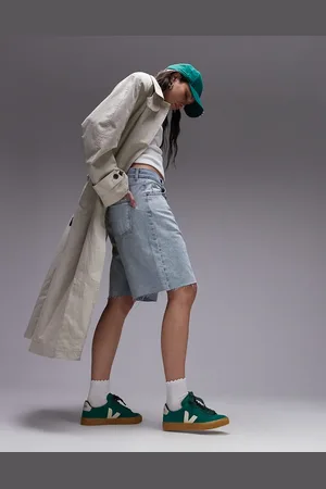 Veja Zapatillas de deporte verdes de ante Campo de