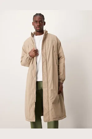 ASOS Parka color extragrande de -Beis neutro