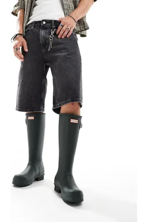 Hunter Botas de agua de caña alta verdes Original de