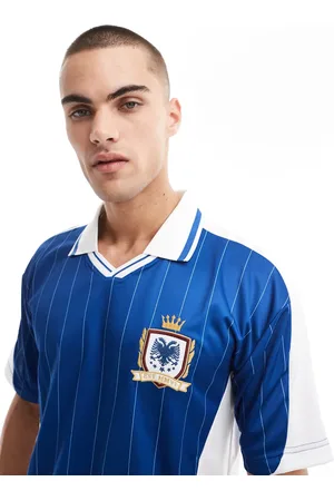 Hollister Top deportivo a rayas con solapas de