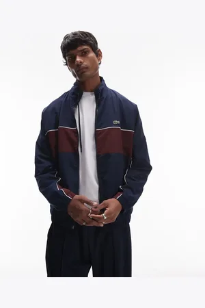 Lacoste Chaqueta con diseño color block y cremallera de