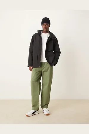 New Look Parka negra técnica con capucha de