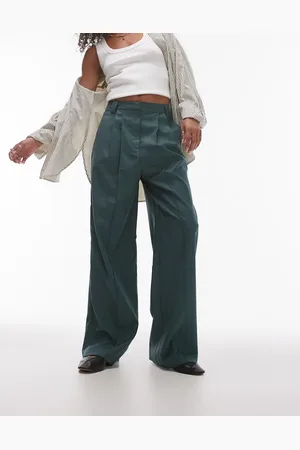Topshop Pantalones verdes de (parte de un conjunto)