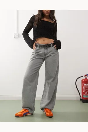 Dr Denim Vaqueros holgados de talle bajo y pernera recta ancha Hill de