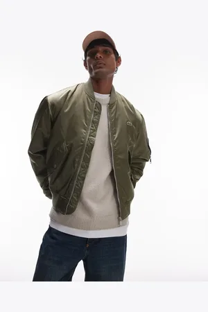 Lacoste Chaqueta bomber básica de -Verde