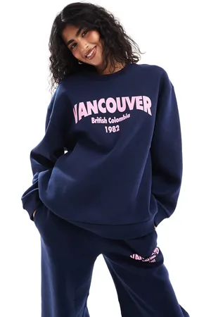 ASOS Sudadera extragrande con estampado gráfico "Vancouver" de (parte de un conjunto)