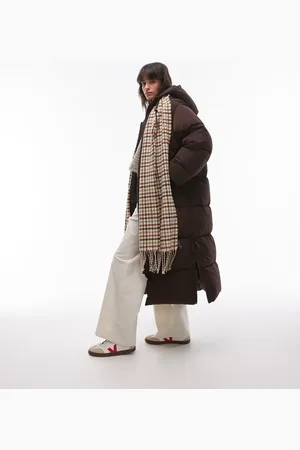 Topshop Chaqueta acolchada larga de