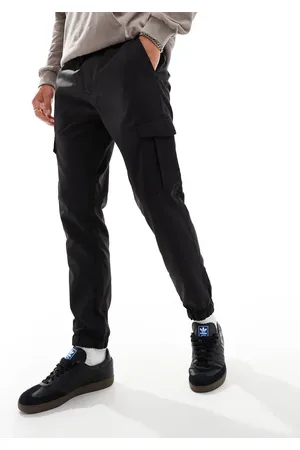 French Connection Pantalones cargo negros técnicos de French Connection