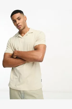 Only & Sons Polo beis con solapas de -Beis neutro