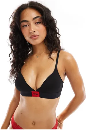 HUGO BOSS Sujetador triangular con detalle de etiqueta roja de HUGO Bodywear