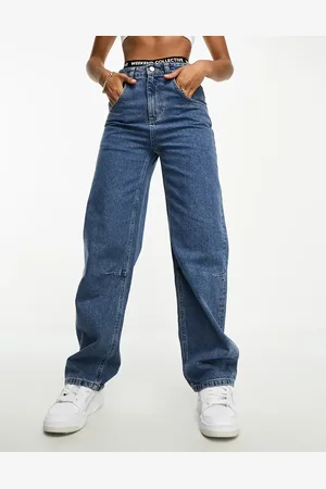 ASOS Vaqueros holgados con lavado azul medio de Weekend Collective