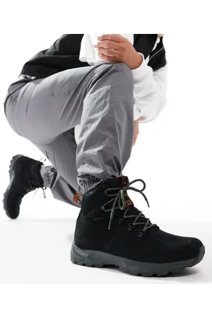 Columbia Botas de senderismo negras impermeables de nobuk Landroamer Explorer WP de