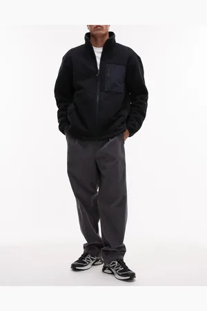 SELECTED Pantalones grises sueltos de pana Tristan de