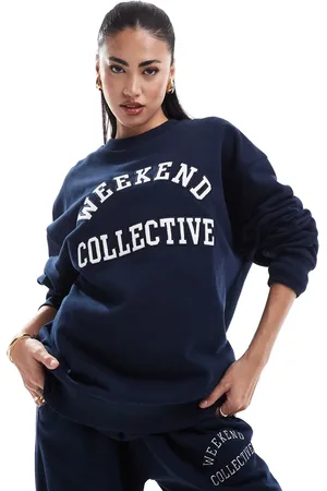 ASOS Sudadera extragrande con logo de Weekend Collective (parte de un conjunto)