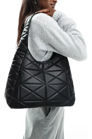 Glamorous Bolso de hombro estilo tote con textura guateada de