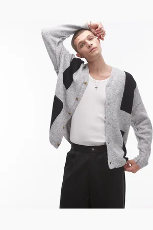 Topman Cárdigan con diseño color block de