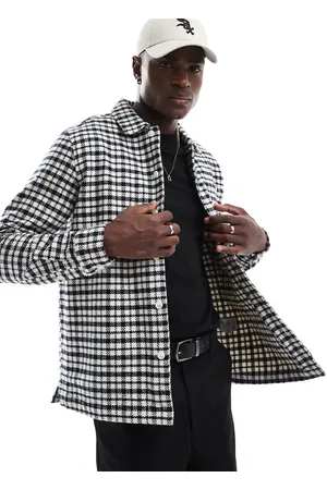 Farah Chaqueta caqui y a cuadros estilo camisa Thawley de