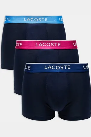 Lacoste Pack de 3 calzoncillos con pespuntes en contraste de
