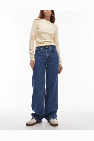 SELECTED Vaqueros lavado de pernera ancha Alice de Femme