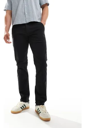 Farah Chinos negros de corte slim Elm de