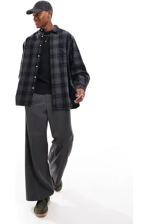 JACK & JONES Camisa a extragrande de algodón de